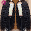 Angelbella Queen Doner Virgin Hair Brazilian Human Hair Wigs Full Lace Deep Wave 13x4 Transparent Swiss Lace Frontal Wig