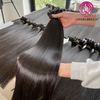 Angelbella Queen Doner Virgin Hair Straight Natural 1B# Raw Cuticle Aligned Human Hair Waves Bundles