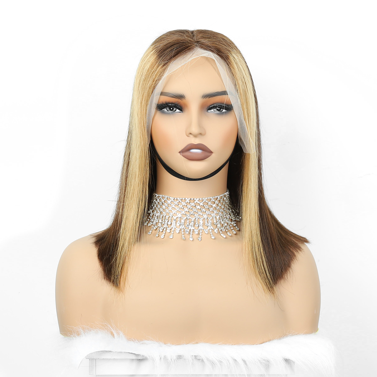  AngelBella DD Diamond Hair Wholesale Peruvian Bob Lace Front Human Hair Wig Cheap 13*4 Lace Frontal Short Bob Wig