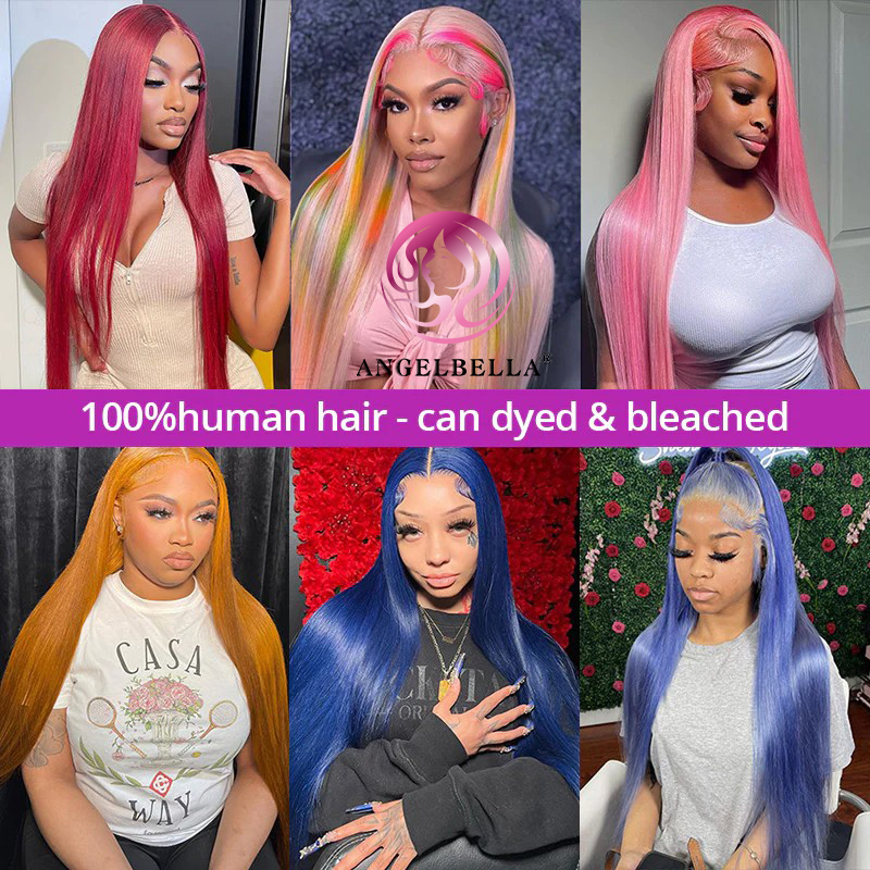  Angelbella Queen Doner Virgin Hair 20 Inch 613 13X4 Glueless Human Hair HD Frontal Lace Wig