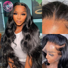 Angelbella Queen Doner Virgin Hair Hd Lace Frontal 13x4 Body Wave Human Hair Wig
