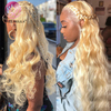 AngelBella Glory Virgin Hair Raw Human Hair 13X4 613# Body Wave HD Full Lace Front Wigs 