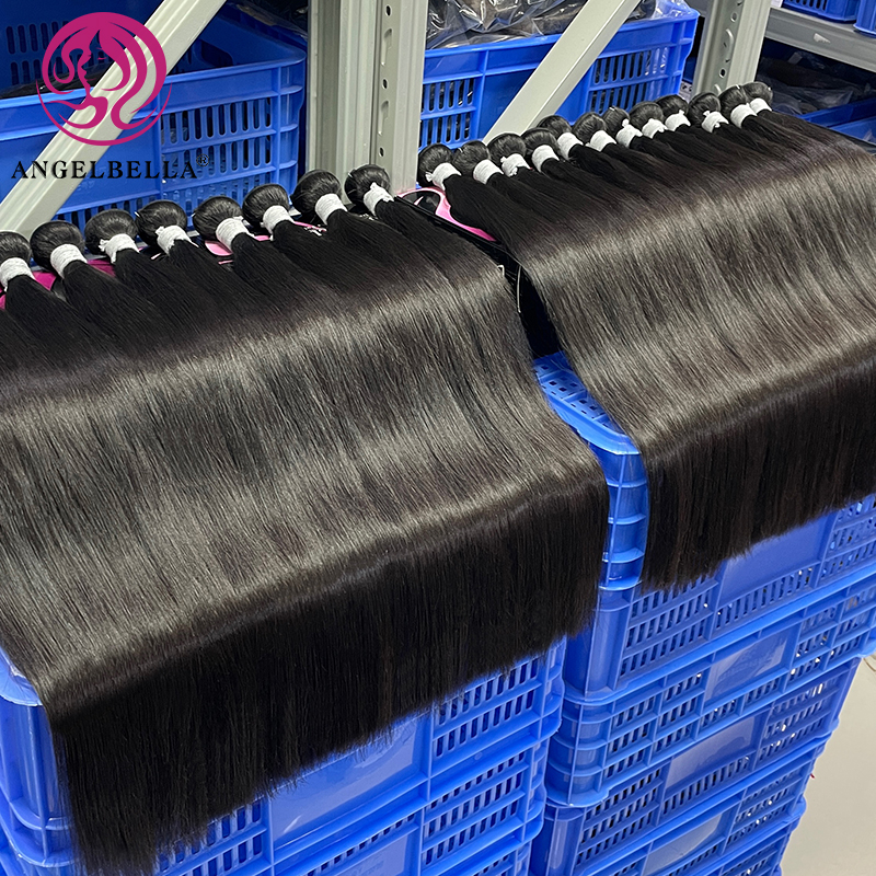 Angelbella Glory Virgin Hair Raw Cuticle Aligned Hair Bundles Extension Raw Virgin Human Hair Bundle