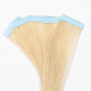 Wholesale 100% Raw Virgin Human Hair Tape in Extensions Cuticle Aligned Hair Bone Straight Tape in Hair Extensions Natural