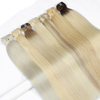 Wholesale Brazilian 100% Raw Virgin Hair Cuticle Aligned Bone Straight Soft Hand Tied Styles Dyed Light Color Natural Genius