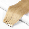 Tape in Hair Extensions Natural Blonde Human Hair Straight Invisible 613 Blonde Weft Tape 100% Raw Virgin Human Hair