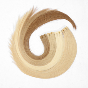 Wholesale Natural Blonde Tape in Hair Extensions 100% Raw Virgin Human Hair Straight Invisible Bone Blonde Light Color