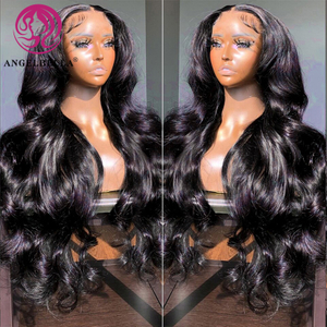 Wholesale Wigs 100% Human Hair Vendors 13x4 Natural Swiss Lace Front Wig Body Wave Wig Brazilian Human Hair