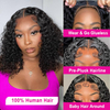 Deep Wave Wig Remy Hair Part Lace Wig Pre Plucked Human Hair Lace Part Wiigs
