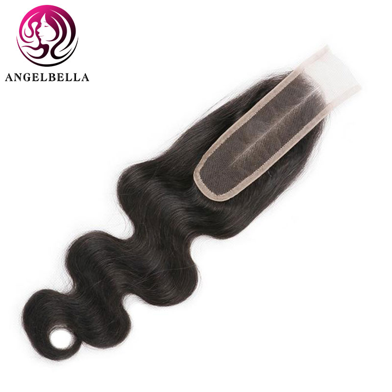 Unprocessed Human Hair Bundles with Kim K Closure Body Wave Brazilian Hair 3 Bundles with Closure