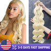 613 Best Blonde Deep Wave Human Hair Bundles Cheap Brazilian Hair Weave