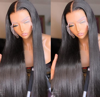 13x4 13x6 Straight Lace Front Wig HD Transparent Brazilian Human Hair Wigs For Women 360 Lace Frontal Wig 4x4 Lace Closure Wig