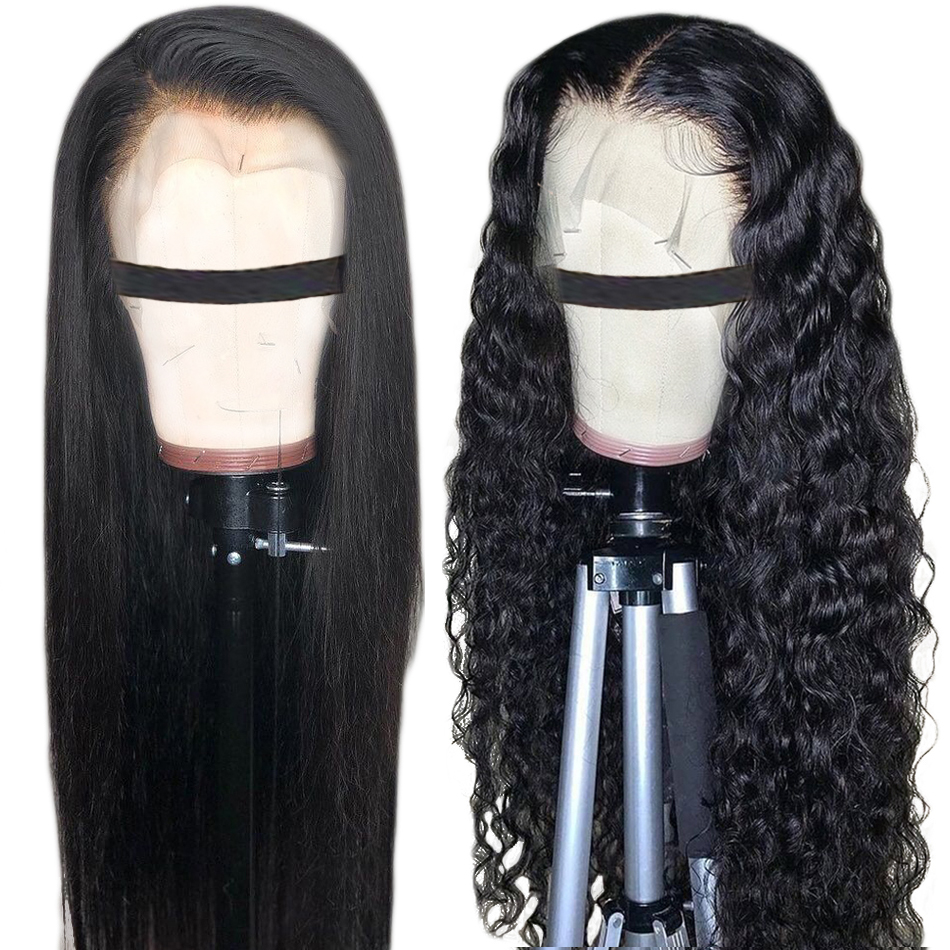 Peruvian 30 Inch Human Hair Wigs Water Wave Deep Half Wig Human Hair Wigs For Black Women Human Hair