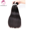 Angelbella Queen Doner Virgin Hair Brazilian Natural Color 100% Unprocessed Straight Raw Human Hair Bundles 