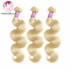Angelbella Queen Doner Virgin Hair 613 Brazilian Human Hair Extensions Weave Bundles