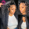 AngelBella Glory Virgin Hair 13x4 Black Deep Wave Cuticle Aligned Hair Raw Vietnamese Human Hair Hd Lace Frontal Wig