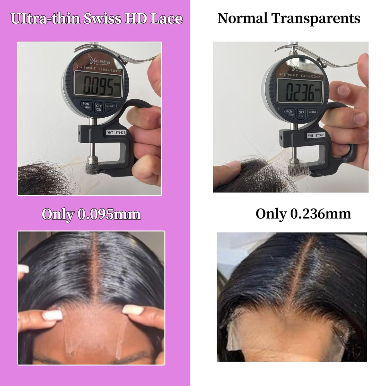 2022 6X6 Lace Closure Human Hair Transparent Lace Free Part Silky Straight With Baby Hair