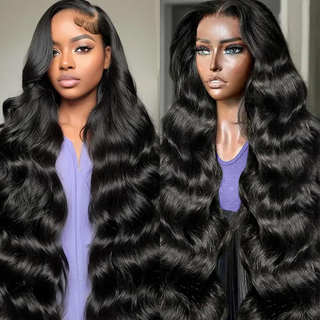Wholesale 30 Inch Vietnamese Human Hair Glueless 13x4 Body Wave Transparent Lace Front Wigs for Black Women