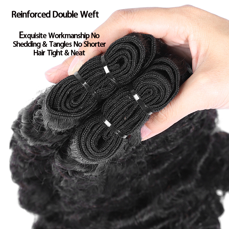 Wholesale Custom Burmese Curly Bundles Brazilian Virgin Remy Hair Wet and Wavy Quick Weave Human Hair for Women 8-40 Inch with Spiral Curly End 100% Unprocessed Hair Extensions Natural Black