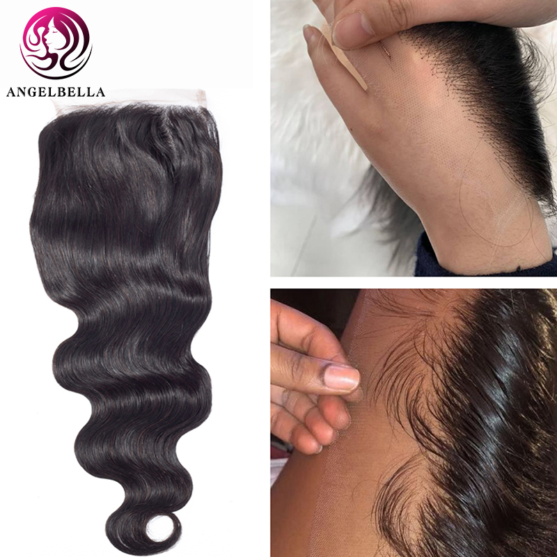 Cheap Lace Closure 4*4 Body Wave Lace Frontal Closure Real Hd Lace Closure 
