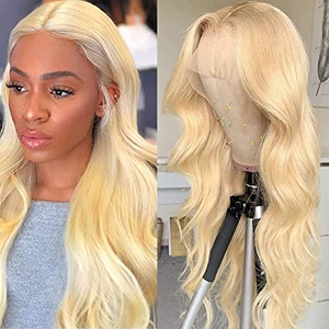 Blonde Lace Front Wig Human Hair For Women 13x4x1 T Part Blonde Body Wig Human Hair 150% Density