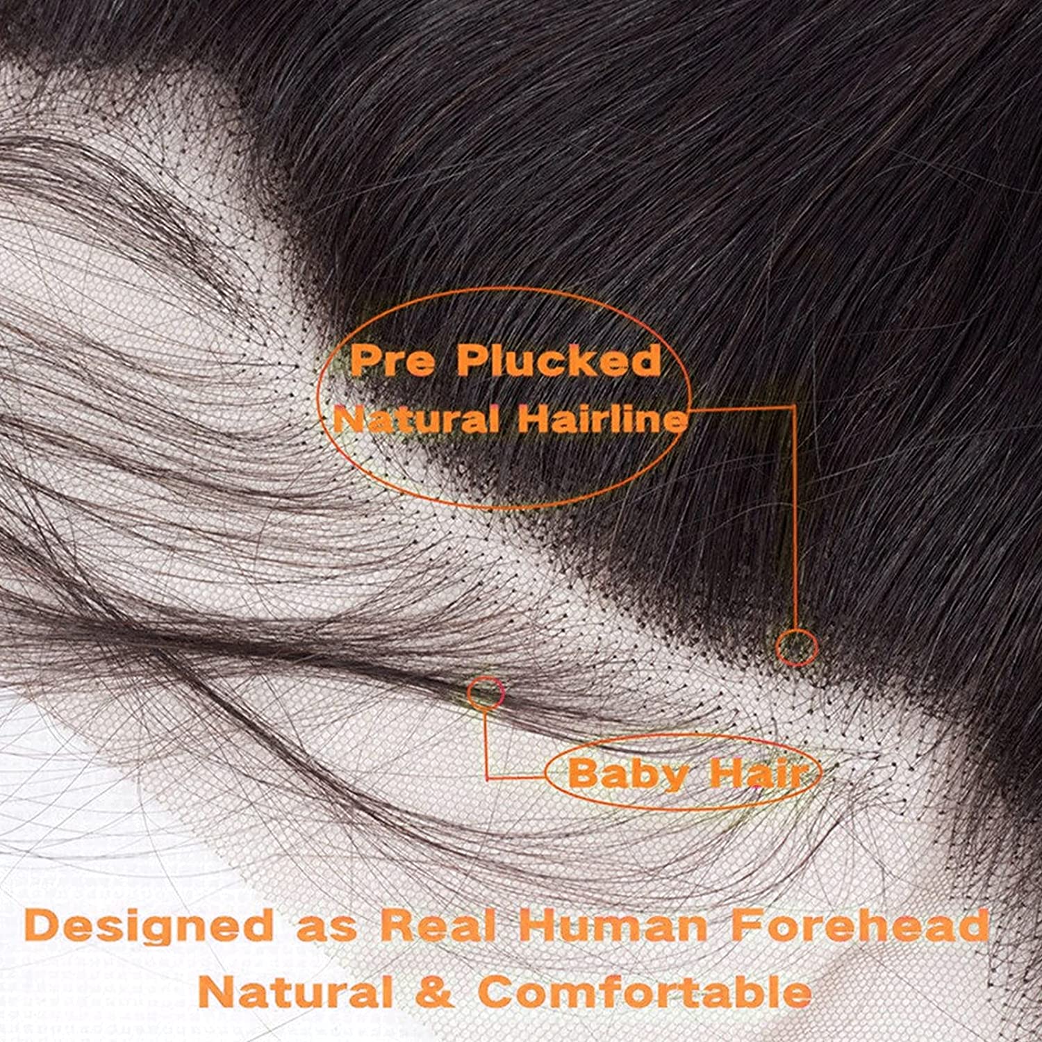 2022 New Style 4x4 HD Lace Closure Body Wave Human Hair Transparent Lace Closure Pre Plucked with Baby Hair