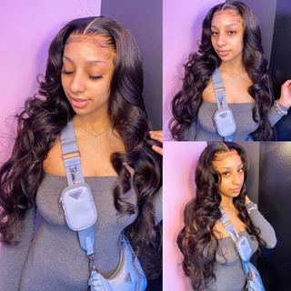 13X4 Body Wave Swiss Lace Frontal Cheap Lace Front Human Hair Wigs