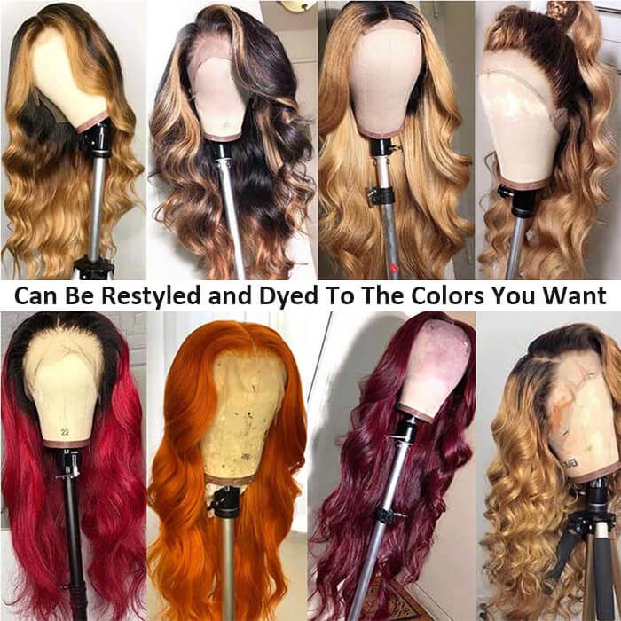 Transparent Cheap 13x4 Lace Frontal Closure Body Wave Wig