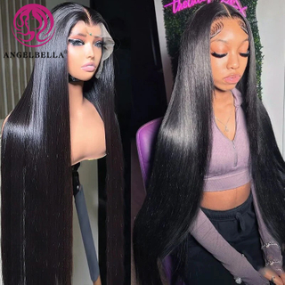 AngelBella Queen Doner Virgin Hair Glueless Full Hd Lace Wig Human Hair Cuticle Aligned Unprocessed 100% Full Lace Human Hair Wig