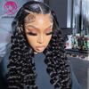 AngelBella Glory Virgin Hair Raw Brazilian 13X4 Loose Deep Wave Hd Full Lace Front Human Hair Wig Transparent Lace Frontal Wig For Black Women