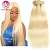 AngelBella Glory Virgin Hair Honey 613 Blonde Straight 8-30 Inch Brazilian Raw Human Hair Bundles