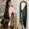 AngelBella Queen Doner Virgin Hair 13x4 Transparent Raw Cuticle Aligned Human Hair HD Lace Frontal Wig For Black Women 