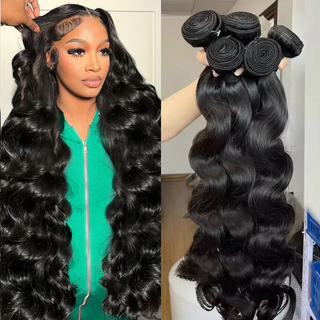 Wholesale Indian Virgin Hair Vendors Double Weft Human Hair Extension Body Wave Double Drawn Hair Bundle