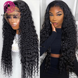 13x4 Transparent hd Lace Wig Deep Wave hd Lace Frontal Wigs 40 Inch Wigs Raw Human Hair Lace Front Wigs for Black Women 