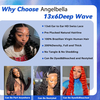 Angelbella DD Diamond Hair China Raw Virgin Remy Hair Vendors Double Drawn Deep Wave Funmi Hair Weave Bundles
