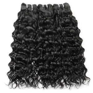 Wholesale Brazilian High Quality Human Hair Extensions Virgin Hair Bundles Natural Water Wave Extensions Vendor Human Hair