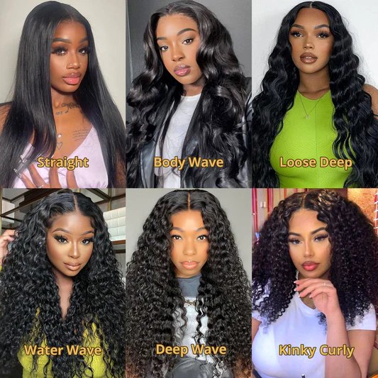 AngelBella Natural Black 220% Density 30 Inch 13x6 Body Wave Lace Front HD Glueless Lace Frontal Pre Plucked Human Hair Wigs for Women