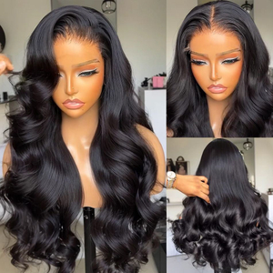 30 Inch 180% Density Brazilian Human Remy Hair 13x4 Lace Frontal Wigs Body Wave Glueless Front Wig for Woman